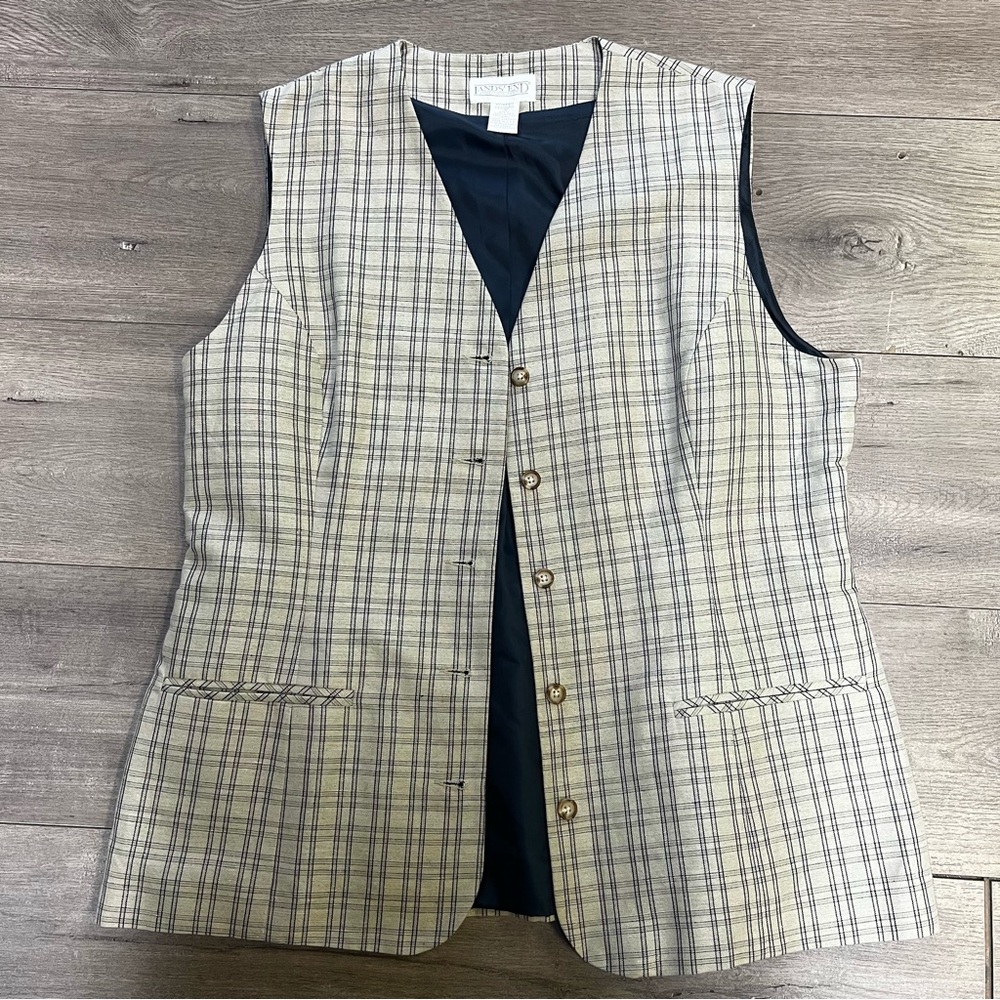 Vintage lands end vest